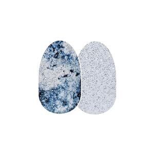 Color Street In Another Galaxy Black Blue Cosmic Silver Glitter Nail Polish